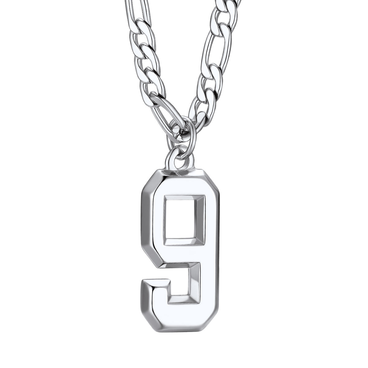 Number Figaro Chain Necklaces for Men