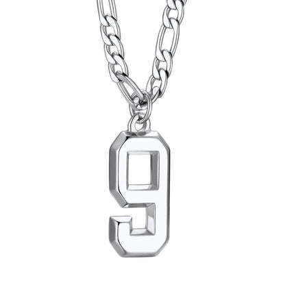 Number Figaro Chain Necklaces for Men