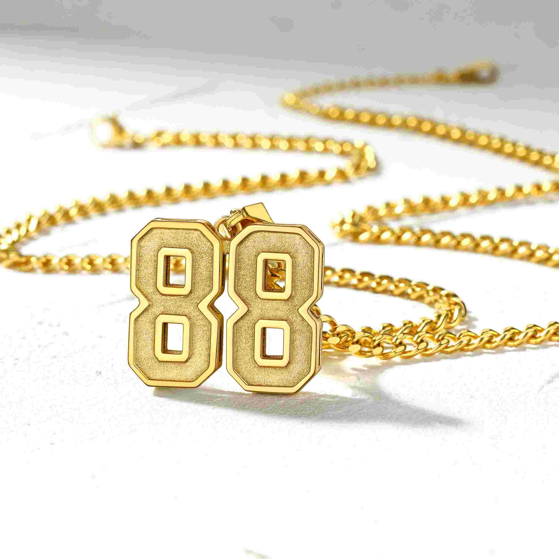 Number Necklace Sport Necklace