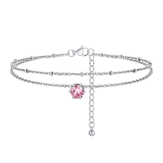 October Birthstone Anklet UA30331