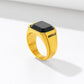 Onyx Band Ring Gold