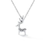 ⚡ Flash Sale 925 Sterling Silver Sika Deer Necklace