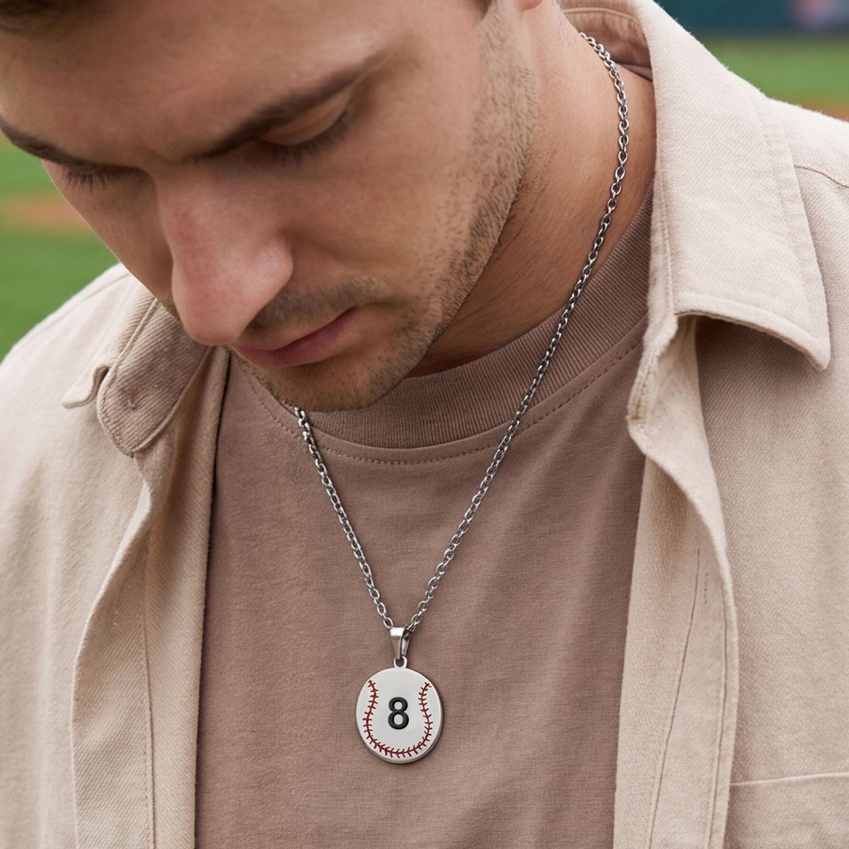 ⚡Flash Sale Custom Baseball Sport Necklaces Jersey Number Necklace
