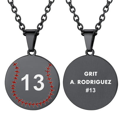 ⚡Flash Sale Custom Baseball Sport Necklaces Jersey Number Necklace