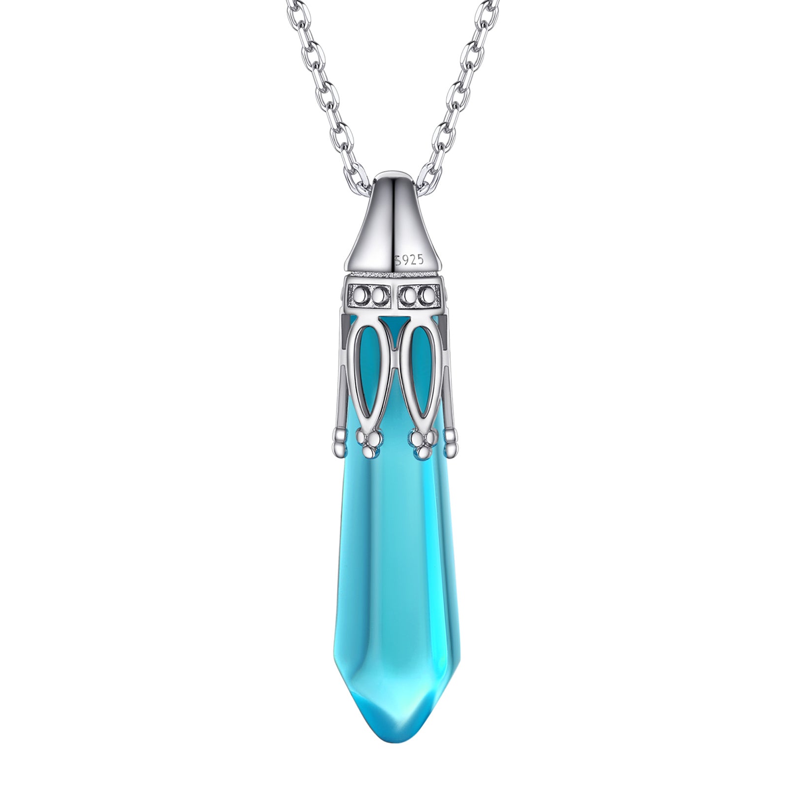 March Crystal Necklace