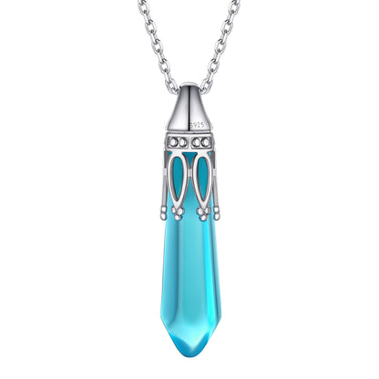 March Crystal Necklace