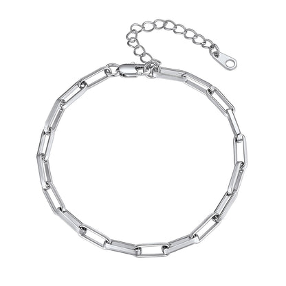 Paperclip Chain Anklet