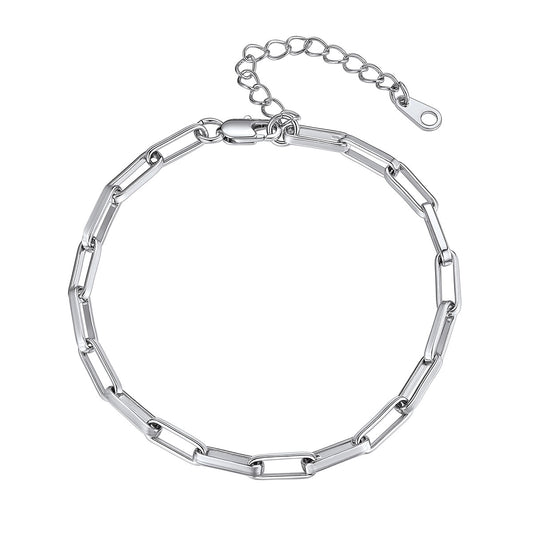 Paperclip Chain Anklet