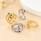 Personalized Birthstone Ring