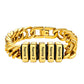 Personalized Engraving Cuba Chain Bracelet for Men 12mm Gold