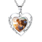 Personalized Heart Name Photo Necklace For Women