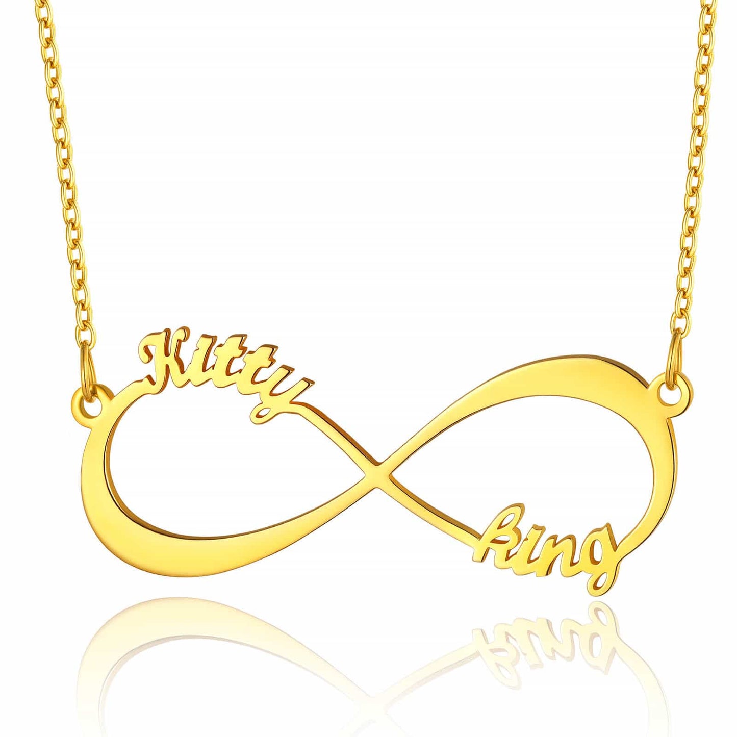 Personalized Name Infinity Necklace For Women