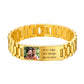 Personalized Name Photo Bracelets Customized Picture Bracelets Gold