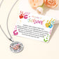 Personalized Photo Birthstone Necklace
