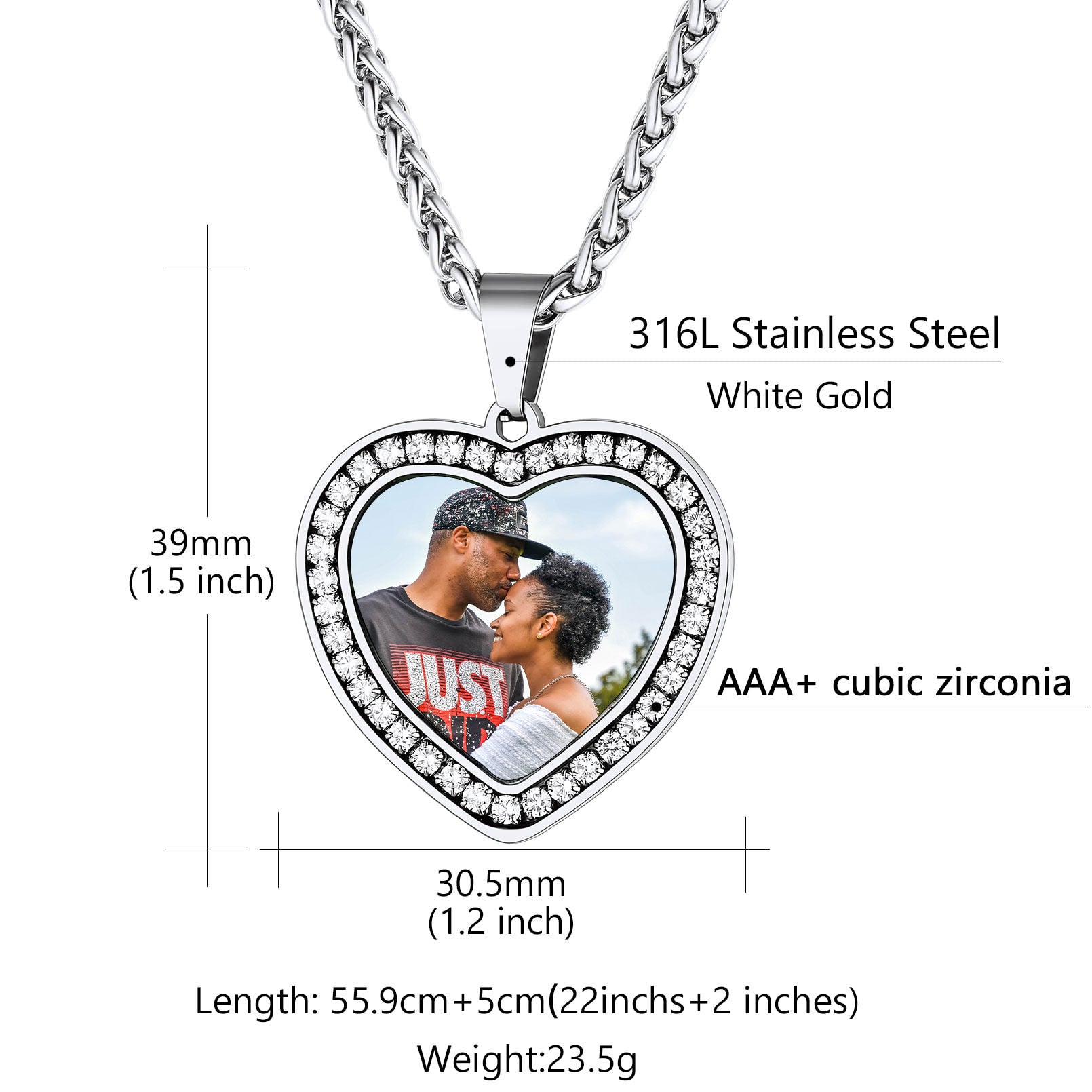 Personalized Photo Necklace