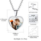 Personalized Photo Pendant Necklace With Calendar
