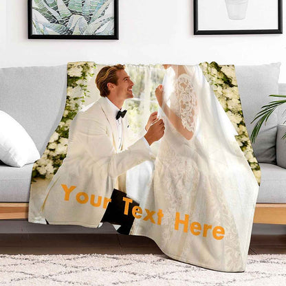 Personalized 1-5 Photos Blanket 1 Photo