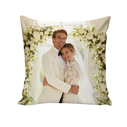 Personalized 1 Photos Throw Pillow