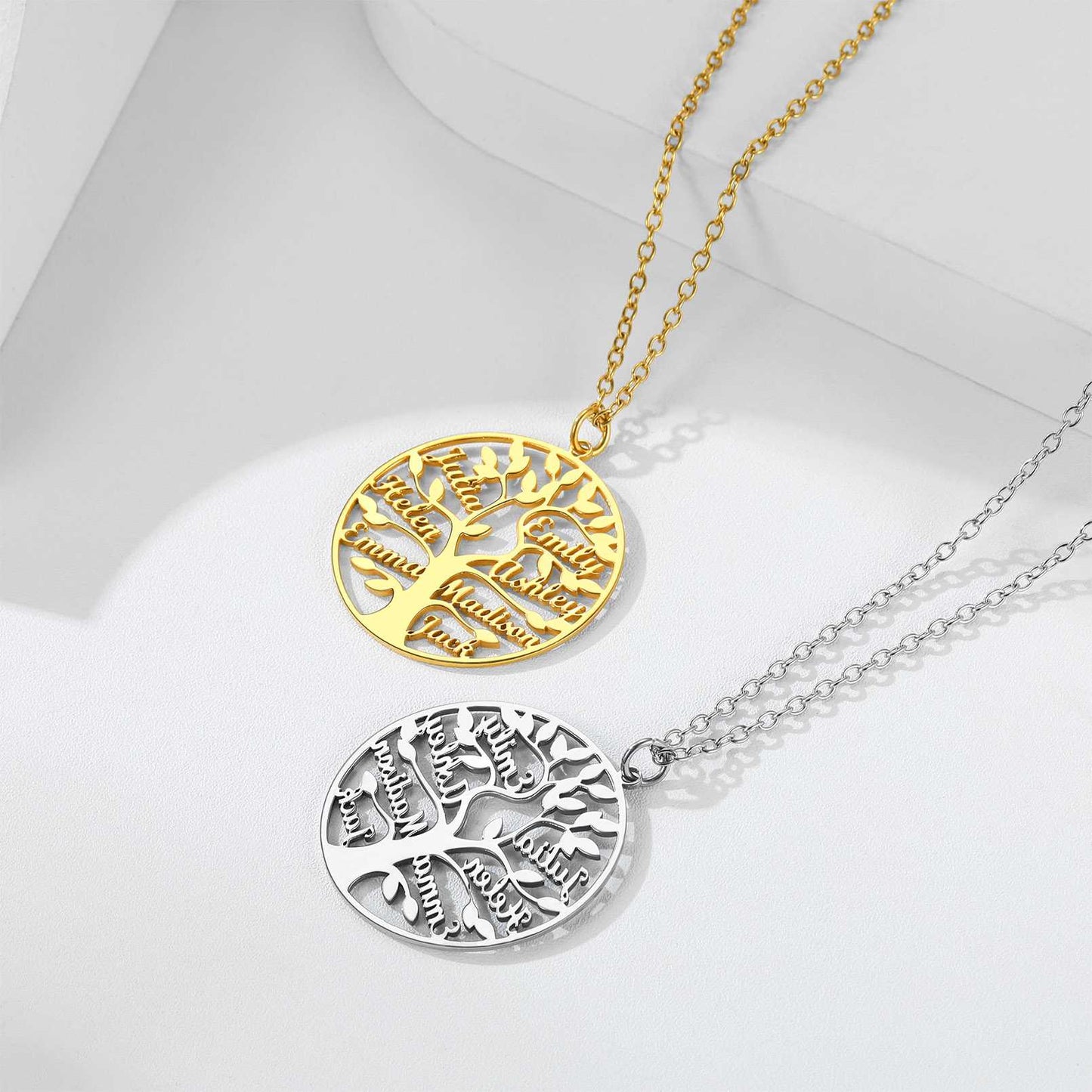 Personalized Family Tree of Life Necklace