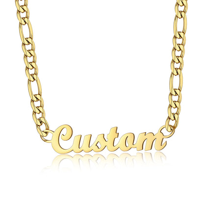 Gold Name necklace for Women