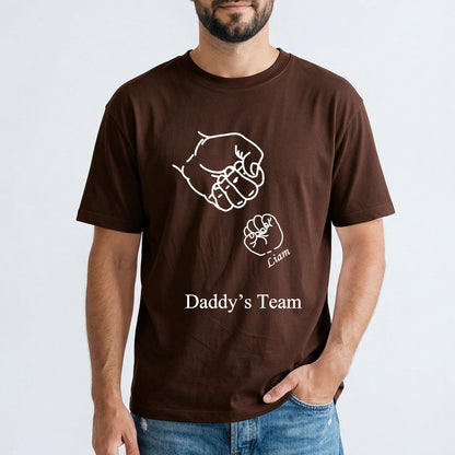 Personalized Game T Shirt with 21Names Brown