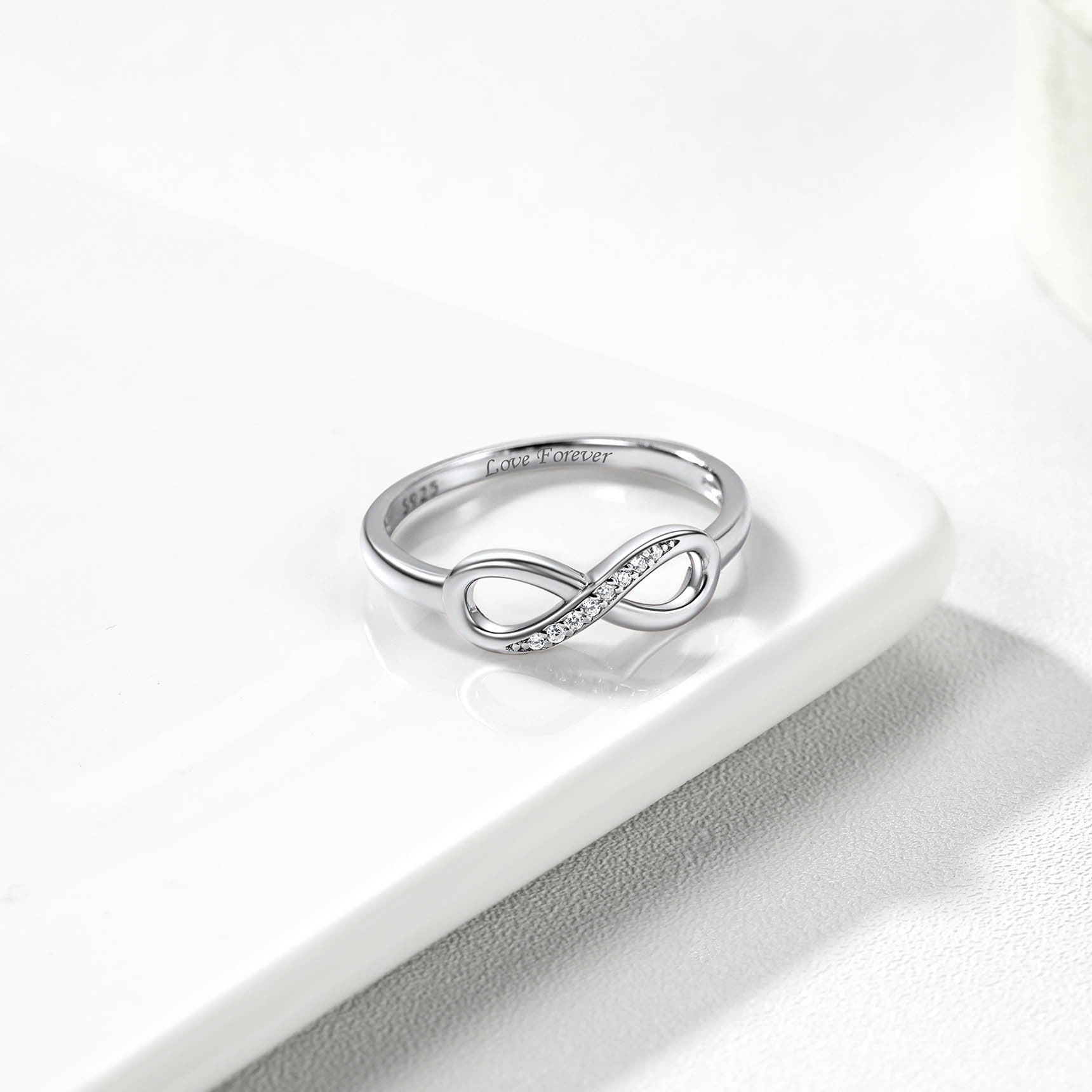 Personalized Infinity Promise Ring for Women