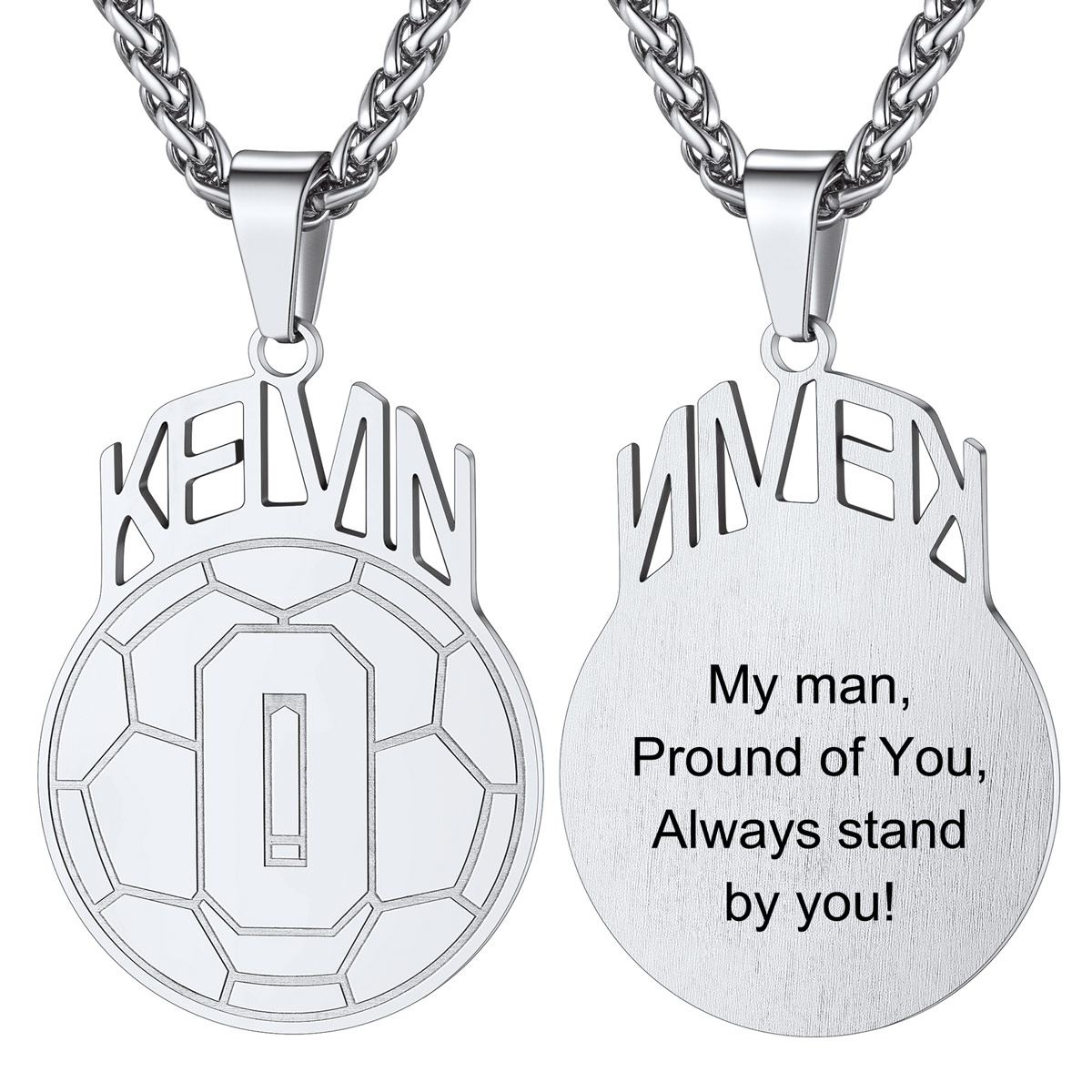 Personalized Name soccer Sport Necklaces
