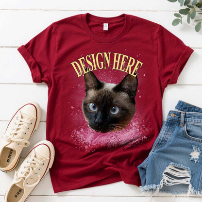 Personalized Photo and Text T-Shirts for Women Men