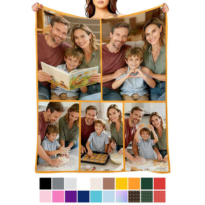 Personalized Photos Blanket Custom 5 Photos