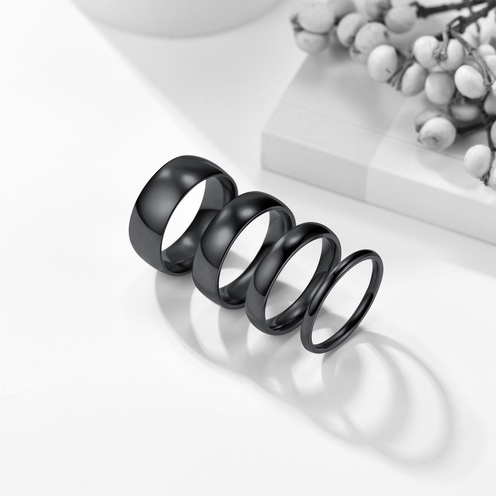 Personalized Plain Ring BLACK