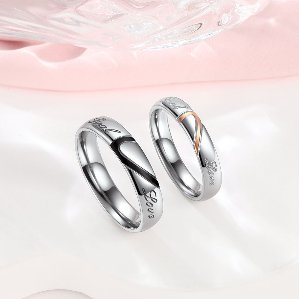 Personalized Promise Rings for Couple