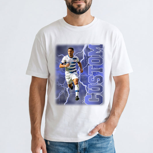 Personalized Soccer Cup T-Shirt 2026 Football Event on the white background