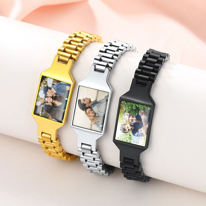 Personalized Wristband Photo Bracelet in different Color