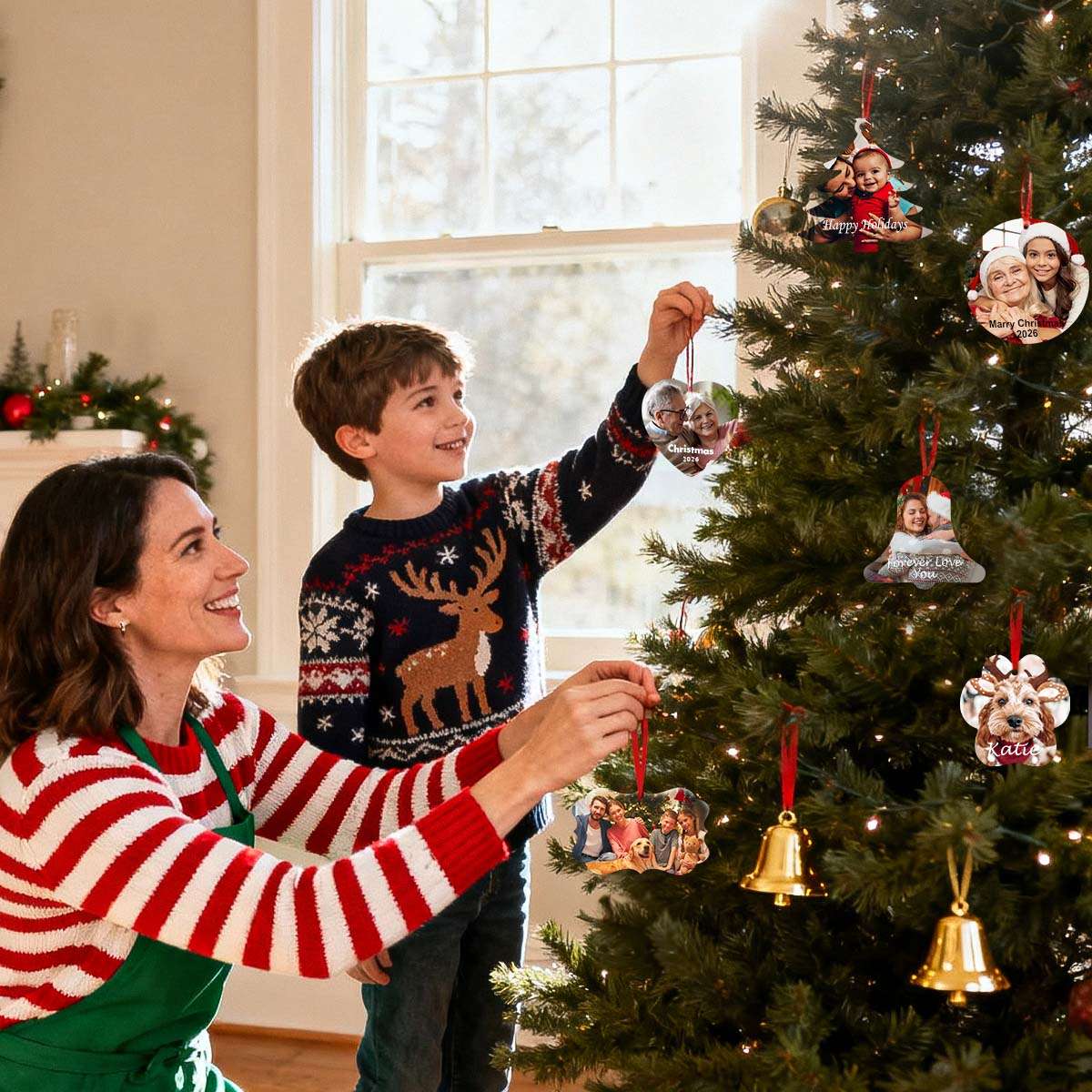 Photo Christmas Ornaments for Christmas Tree