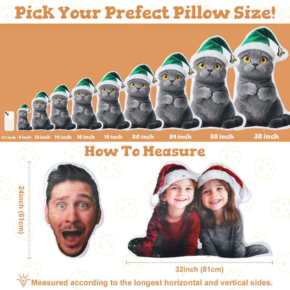 Photo Pillow with Picture Double Side Dimension, Durable, Solid