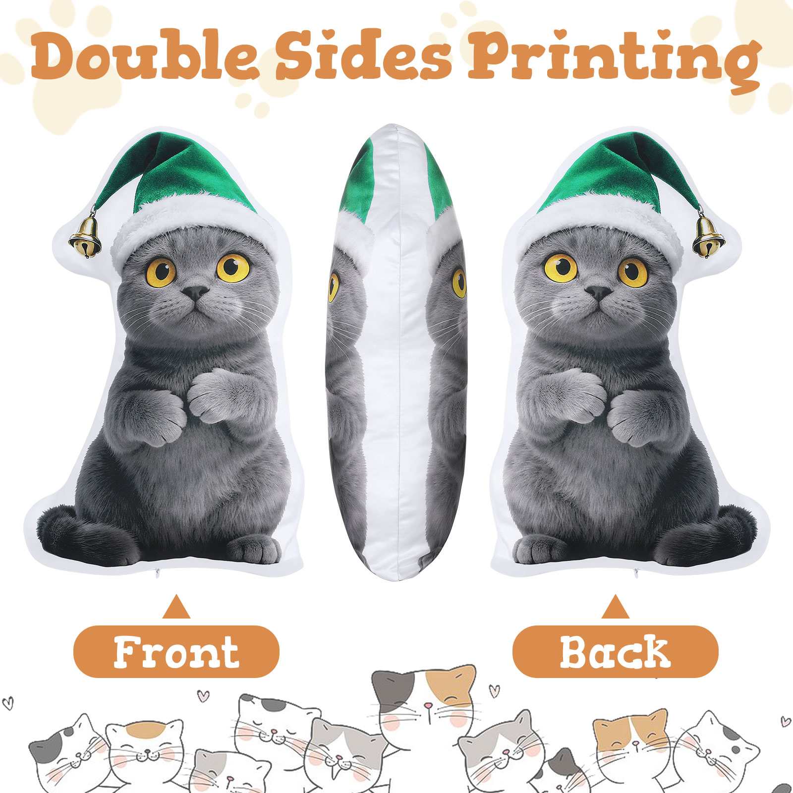 Photo Pillow with Picture Double Size