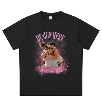 Photo and Text T-Shirts for Women Men