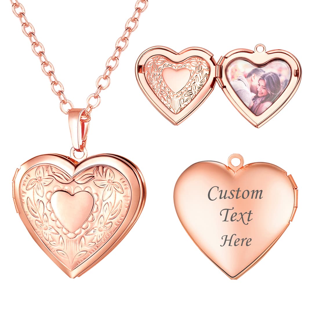 Picture Necklace Rose Gold