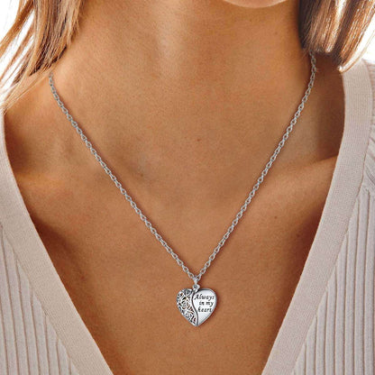 Picture Locket Necklace Always In My Heart Rose Necklace