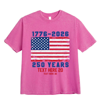 Pink 250 Anniversary USA 4th July T-Shirt