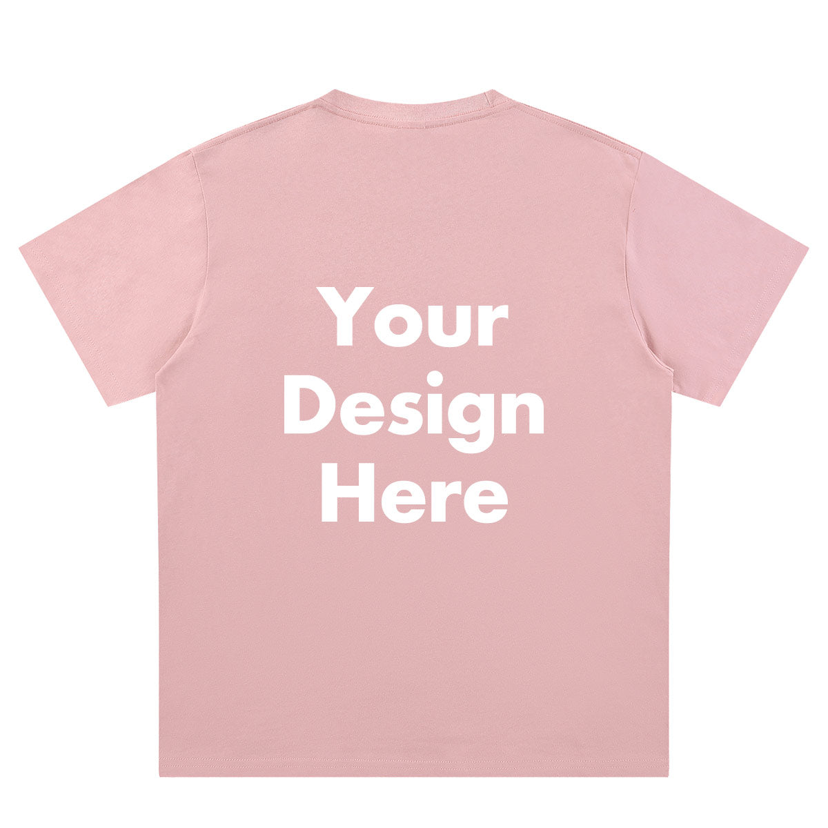 Pink Back Text T-Shirts for Women Men
