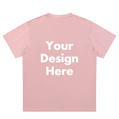 Pink Back Text T-Shirts for Women Men