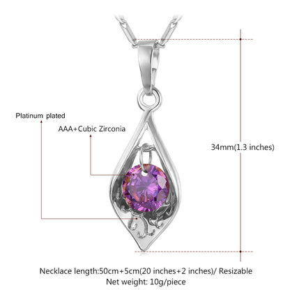 Purple_Gemstone_Pendant_Necklace_Dimension_Durable_AAA_cz