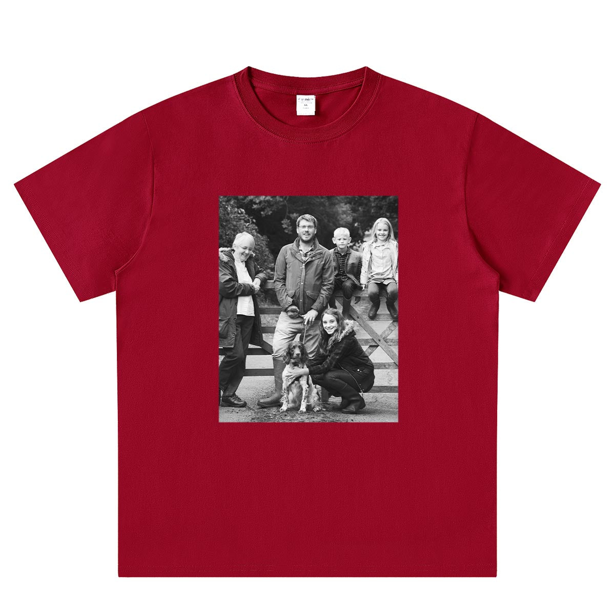 Red Picture T-Shirts for Women Men