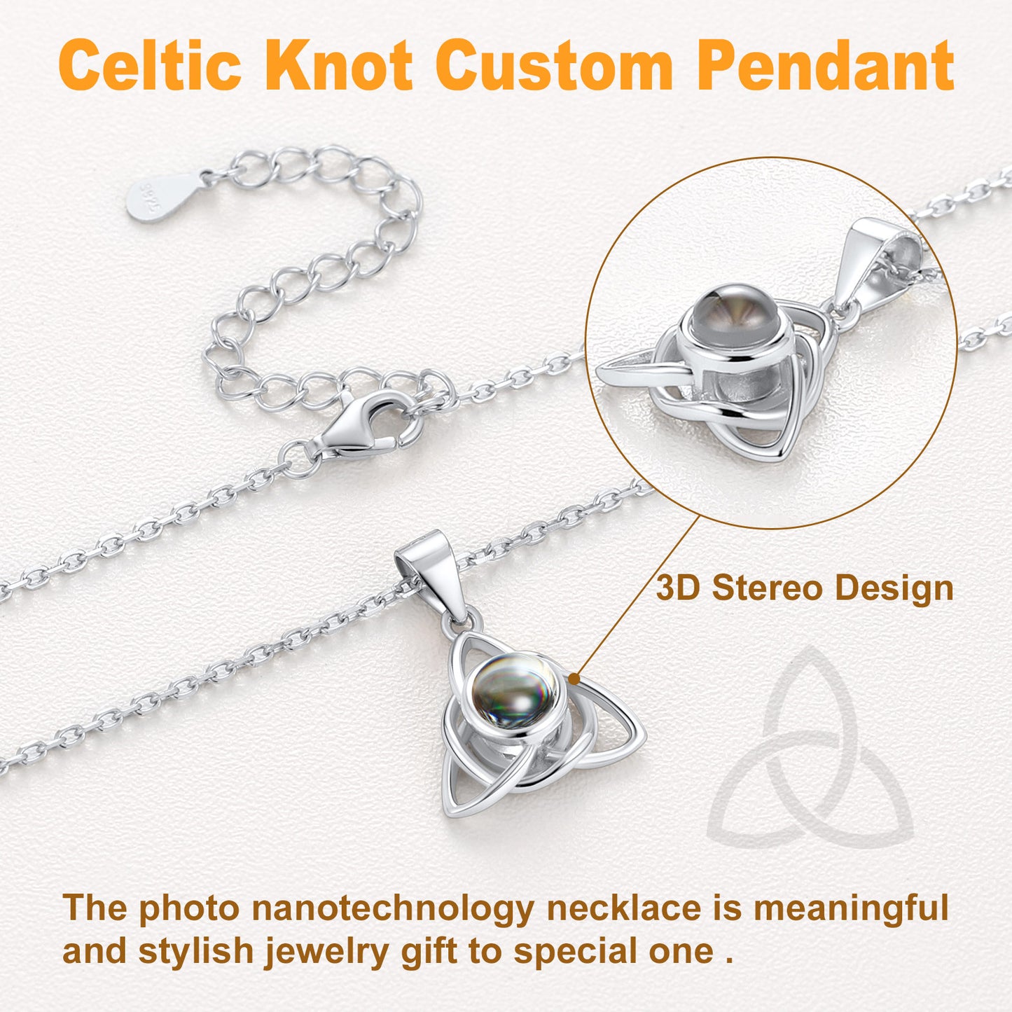 Celtic Knot Projective Necklace