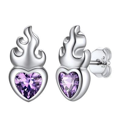 Sacred Heart February Earrings