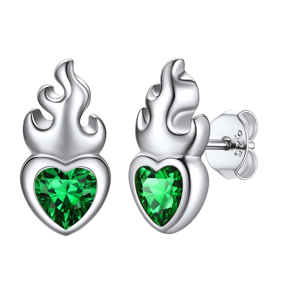 Sacred Heart May Earrings