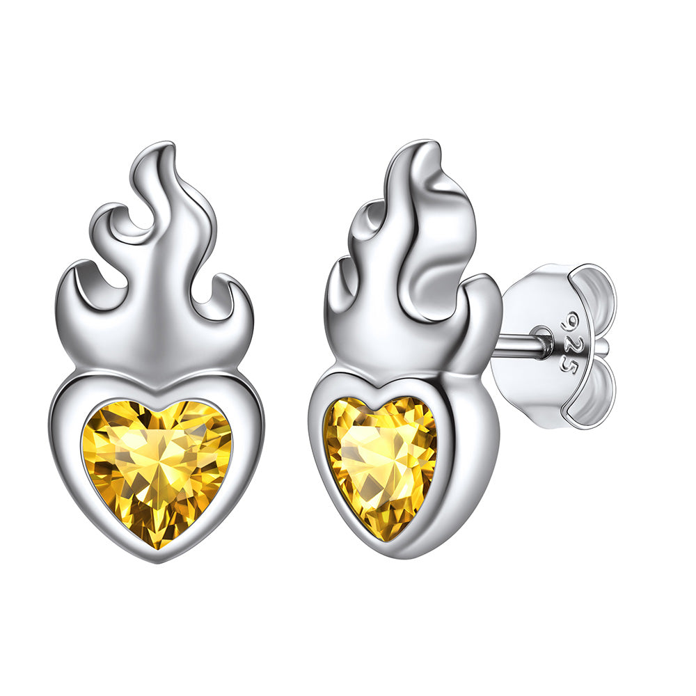 Sacred Heart November Earrings