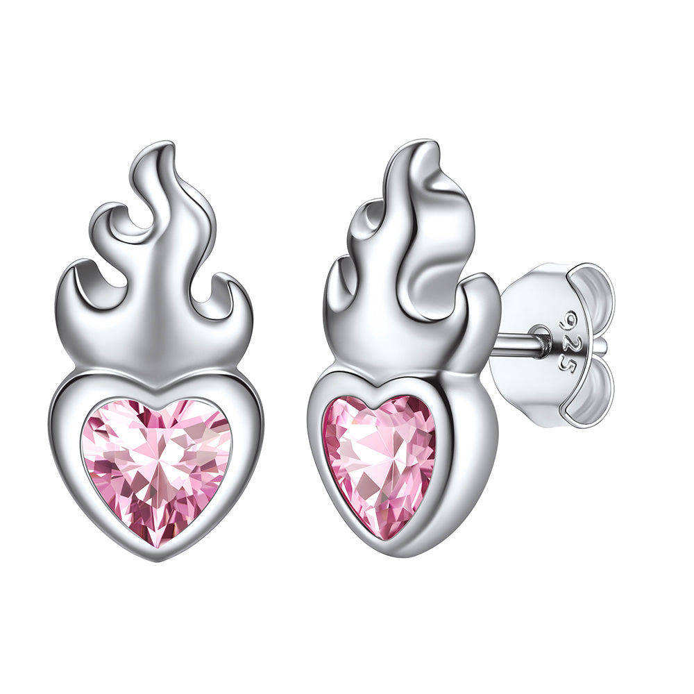 Sacred Heart October Earrings