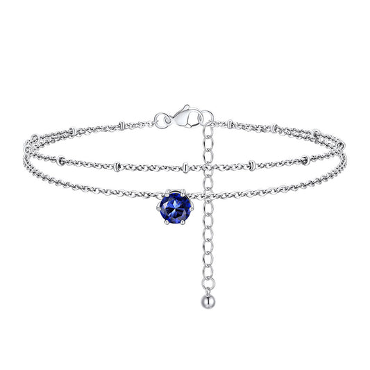 September Birthstone Anklet UA30331